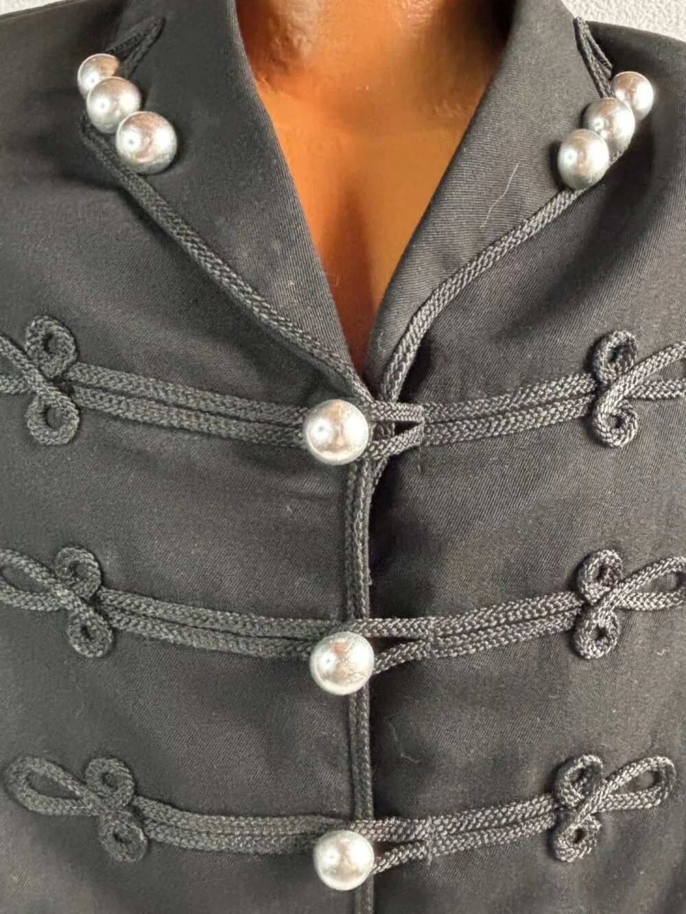 Hungarian Bocskai Folk Vest Soutache Studded Military Nobility
